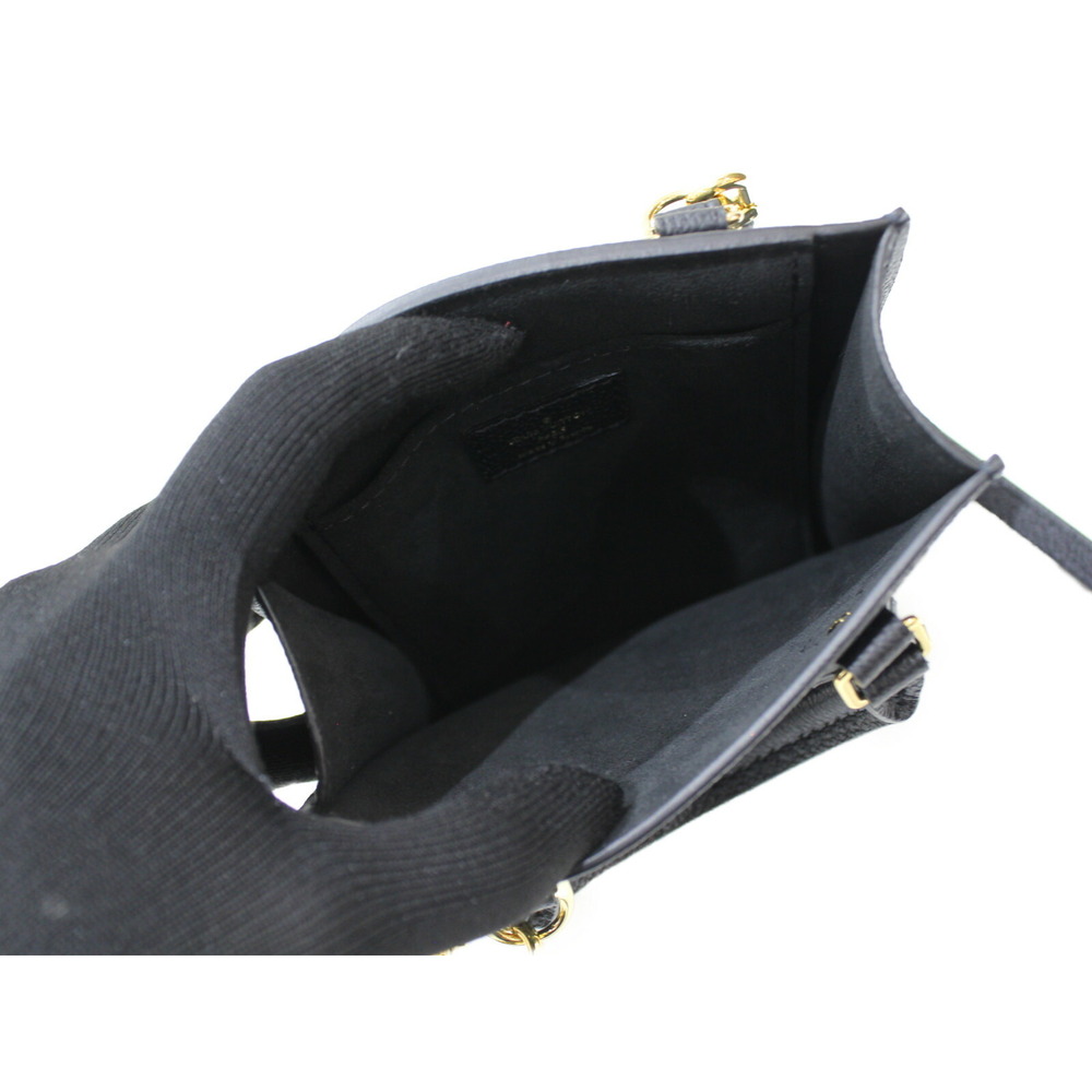 Louis Vuitton Strap Black Bag Handbag Empreinte Shoulder Sac Plat - Picture 7 of 7